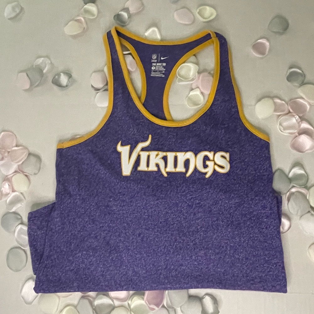 Minnesota Vikings - Women’s Racerback Tank - Nike - Small